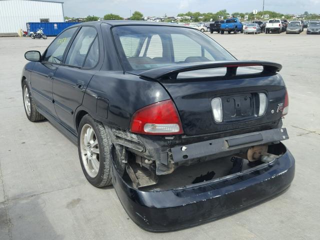 3N1AB51D82L702248 - 2002 NISSAN SENTRA SE- BLACK photo 3