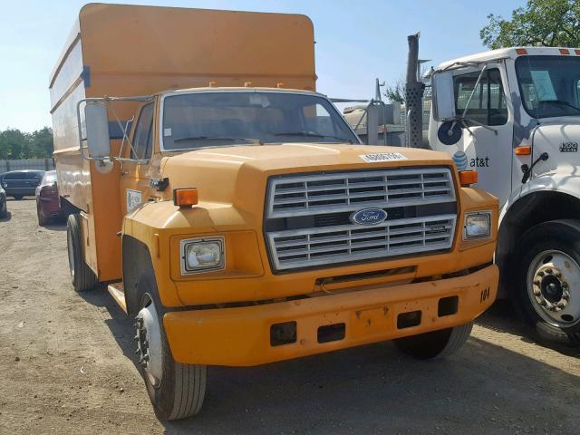 1FDNK74C7RVA08458 - 1994 FORD F700 F YELLOW photo 1