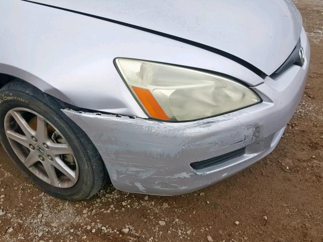 1HGCM82693A004291 - 2003 HONDA ACCORD EX SILVER photo 9