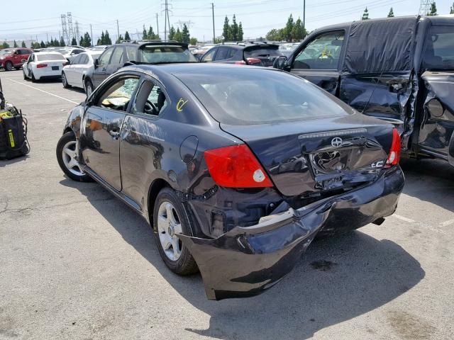 JTKDE177660065531 - 2006 TOYOTA SCION TC შავი ფოტო 3