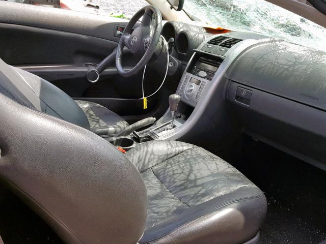 JTKDE177660065531 - 2006 TOYOTA SCION TC შავი ფოტო 5