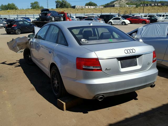 WAUDH74F27N082647 - 2007 AUDI A6 3.2 QUA SILVER photo 3