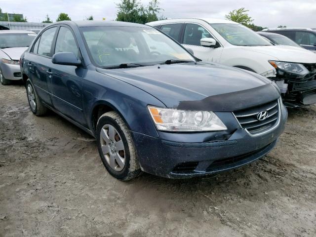 5NPET46C49H548217 - 2009 HYUNDAI SONATA GLS BLUE photo 1