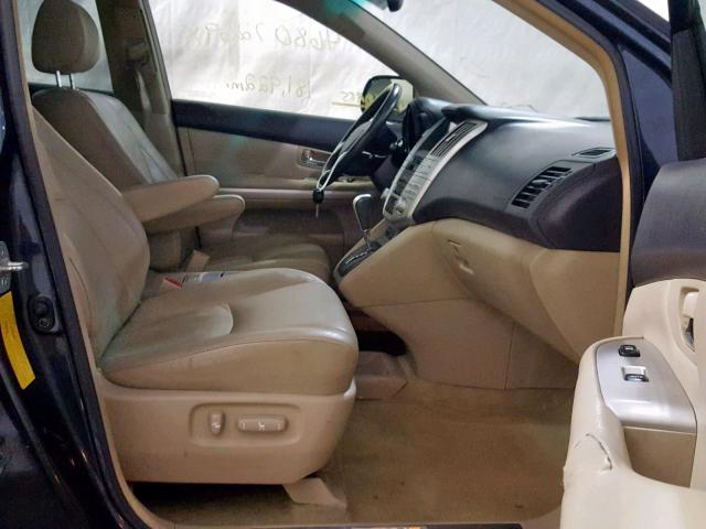 JTJHW31U060036295 - 2006 LEXUS RX 400 BLUE photo 5