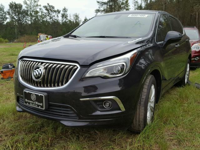 LRBFXASA6HD178483 - 2017 BUICK ENVISION P BLACK photo 2