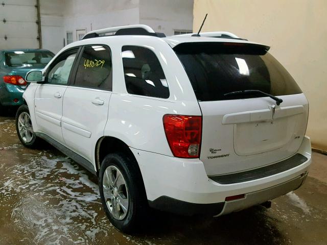 2CKDL43F096252084 - 2009 PONTIAC TORRENT WHITE photo 3