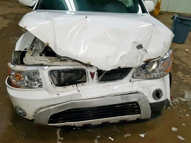 2CKDL43F096252084 - 2009 PONTIAC TORRENT WHITE photo 7