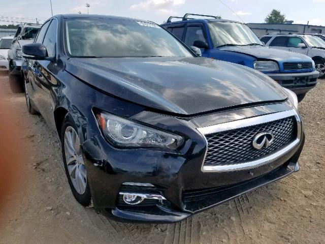 JN1BV7AP1FM339935 - 2015 INFINITI Q50 BASE BLACK photo 1