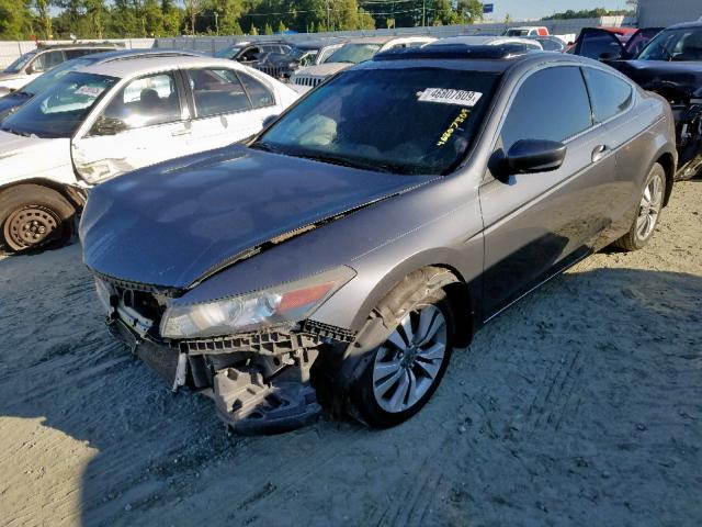 1HGCS1B85AA006292 - 2010 HONDA ACCORD EXL GRAY photo 2