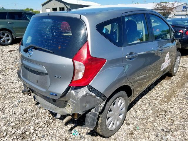 3N1CE2CPXFL416865 - 2015 NISSAN VERSA NOTE SILVER photo 4