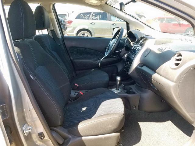 3N1CE2CPXFL416865 - 2015 NISSAN VERSA NOTE SILVER photo 5