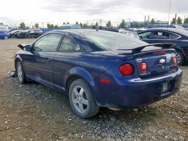 1G1AL15F587183650 - 2008 CHEVROLET COBALT LT BLUE photo 3