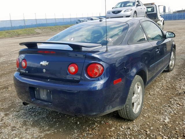 1G1AL15F587183650 - 2008 CHEVROLET COBALT LT BLUE photo 4