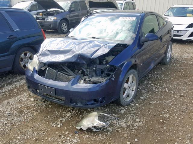 1G1AL15F587183650 - 2008 CHEVROLET COBALT LT BLUE photo 9