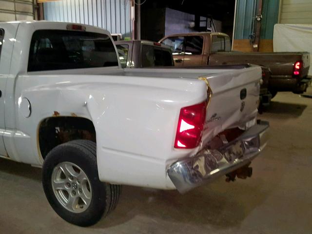 1D7HE48N45S304753 - 2005 DODGE DAKOTA QUA WHITE photo 9