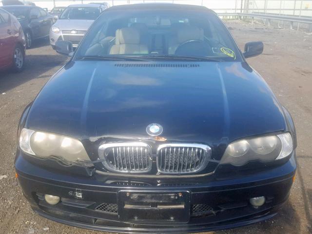 WBABS334X2PG82107 - 2002 BMW 325 CI BLACK photo 7