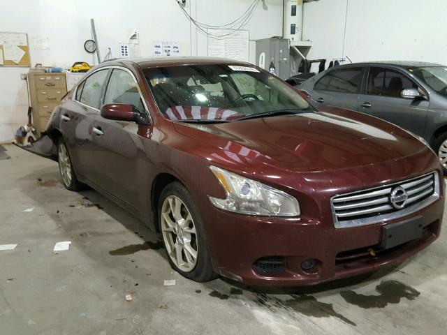 1N4AA5AP6CC810137 - 2012 NISSAN MAXIMA S MAROON photo 1