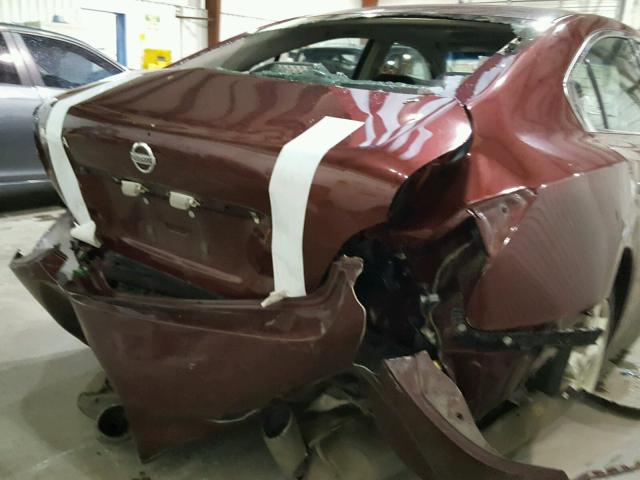 1N4AA5AP6CC810137 - 2012 NISSAN MAXIMA S MAROON photo 9