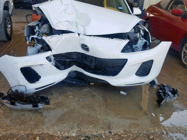 JM1BL1U79D1837133 - 2013 MAZDA 3 I WHITE photo 9