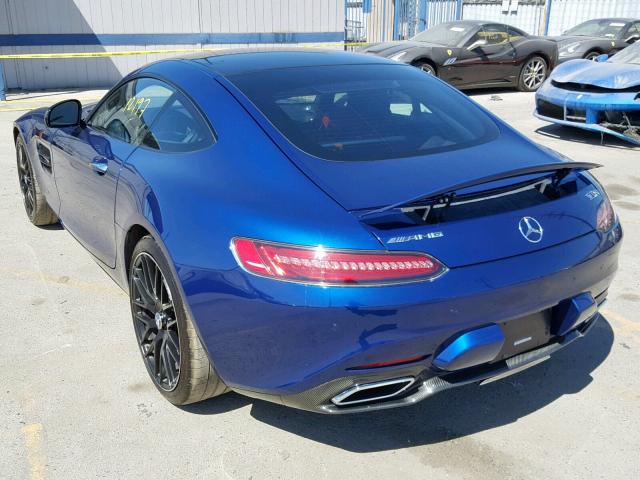 WDDYJ7JA9GA008219 - 2016 MERCEDES-BENZ AMG GT S BLUE photo 3