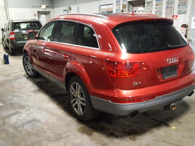 WA1BV74L97D047371 - 2007 AUDI Q7 4.2 QUA RED photo 3