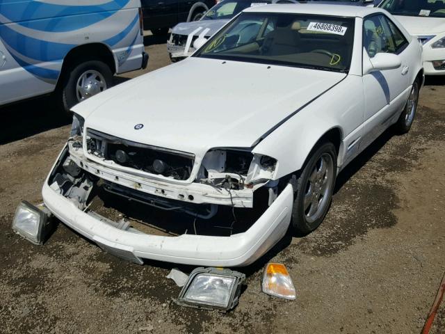 WDBFA68F1YF194046 - 2000 MERCEDES-BENZ SL 500 WHITE photo 2