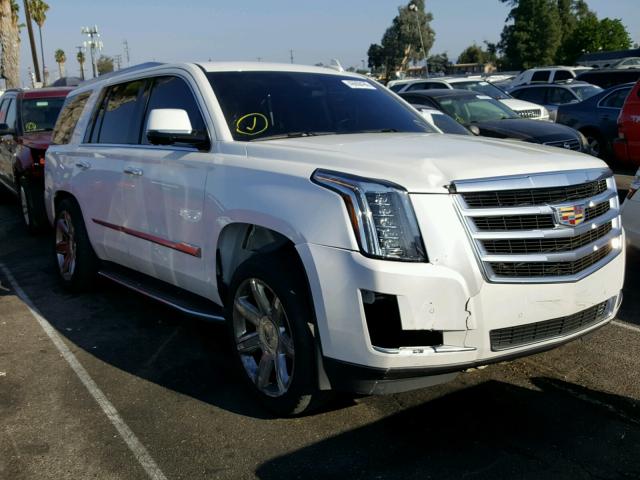 1GYS4BKJ7GR376287 - 2016 CADILLAC ESCALADE L WHITE photo 1