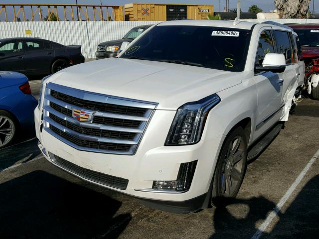 1GYS4BKJ7GR376287 - 2016 CADILLAC ESCALADE L WHITE photo 2