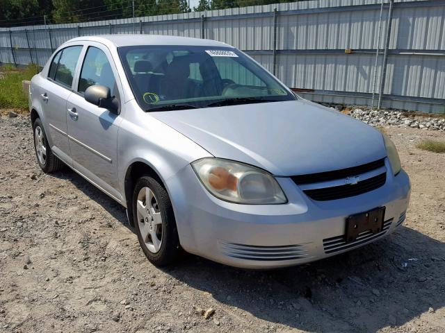 1G1AK52F357501842 - 2005 CHEVROLET COBALT SILVER photo 1