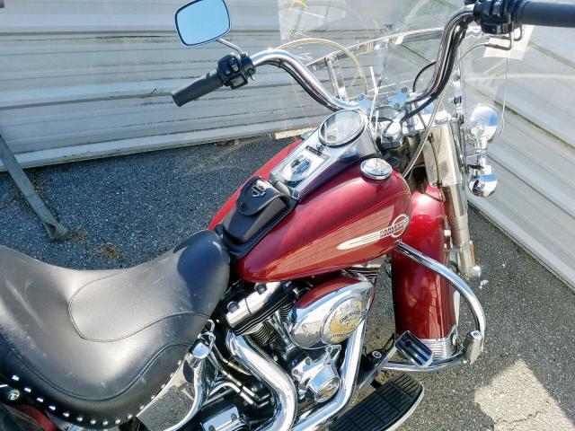 1HD1BWB142Y047896 - 2002 HARLEY-DAVIDSON FLSTCI RED photo 5