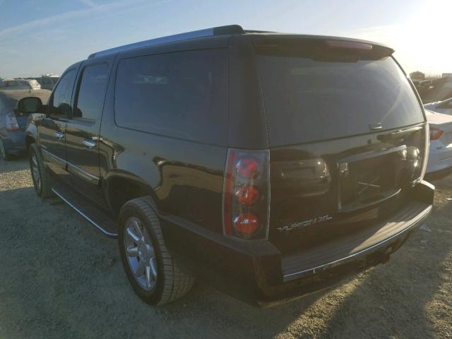 1GKFK668X8J190680 - 2008 GMC YUKON XL D BLACK photo 3