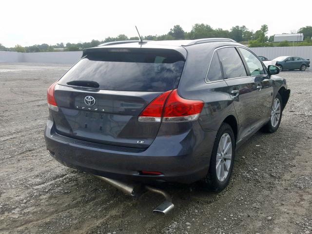 4T3ZA3BB1BU040168 - 2011 TOYOTA VENZA GRAY photo 4