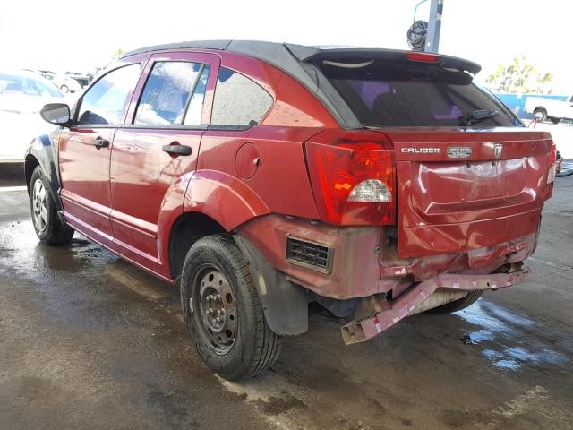 1B3HB28B18D582789 - 2008 DODGE CALIBER RED photo 3