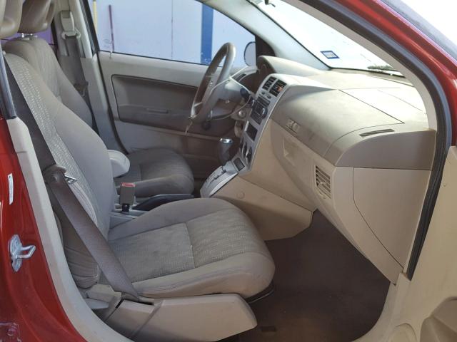 1B3HB28B18D582789 - 2008 DODGE CALIBER RED photo 5