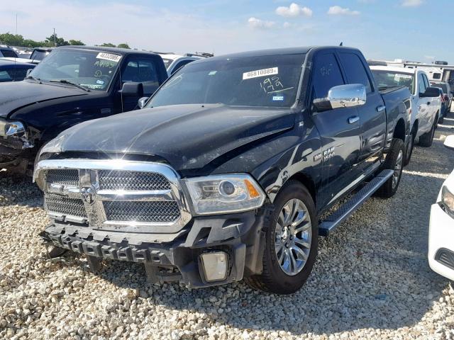 1C6RR7PT5ES195179 - 2014 RAM 1500 LONGH BLACK photo 2