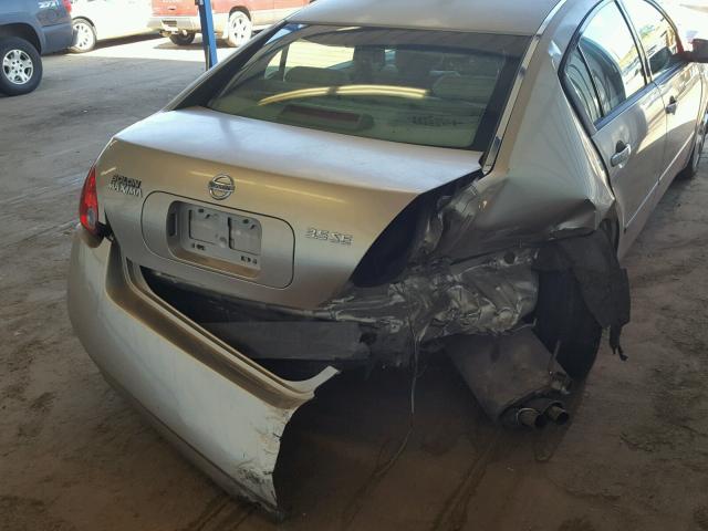 1N4BA41E65C827603 - 2005 NISSAN MAXIMA SE GOLD photo 9