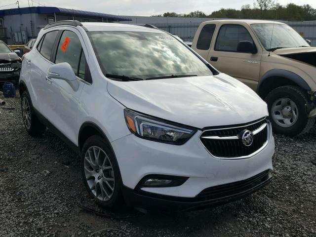 KL4CJ1SBXJB586866 - 2018 BUICK ENCORE SPO WHITE photo 1