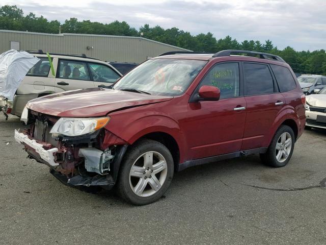 JF2SH63649H759917 - 2009 SUBARU FORESTER 2 RED photo 2
