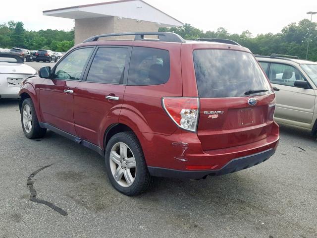 JF2SH63649H759917 - 2009 SUBARU FORESTER 2 RED photo 3