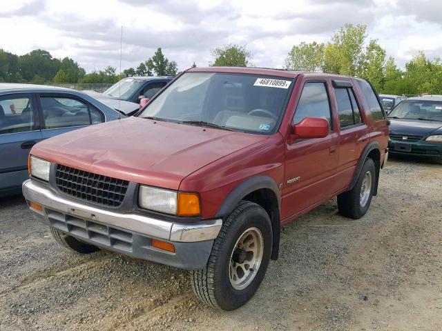 4S6CY58V8S4418615 - 1995 HONDA PASSPORT E RED photo 2