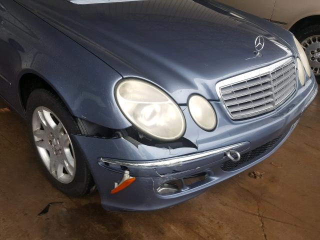 WDBUF65JX3A217525 - 2003 MERCEDES-BENZ E 320 BLUE photo 9