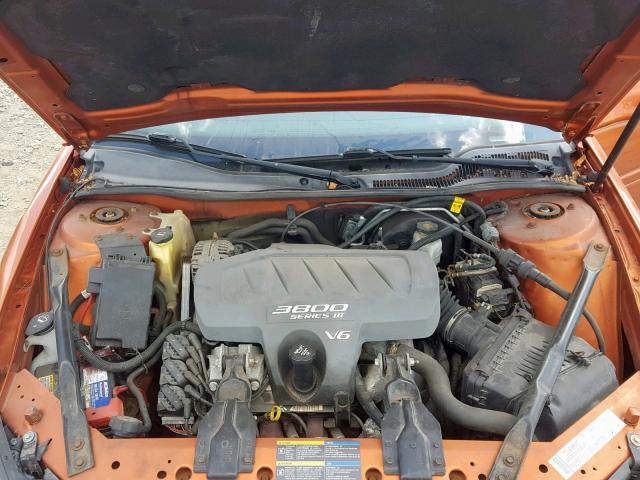 2G2WP522151248792 - 2005 PONTIAC GRAND PRIX ORANGE photo 7