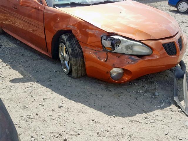 2G2WP522151248792 - 2005 PONTIAC GRAND PRIX ORANGE photo 9