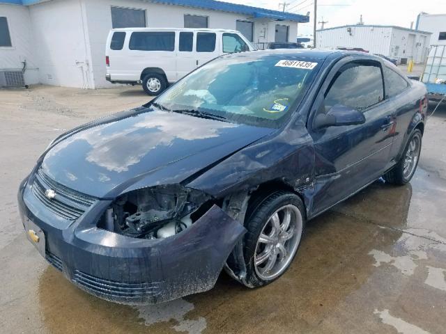 1G1AL18F587143239 - 2008 CHEVROLET COBALT LT CHARCOAL photo 2