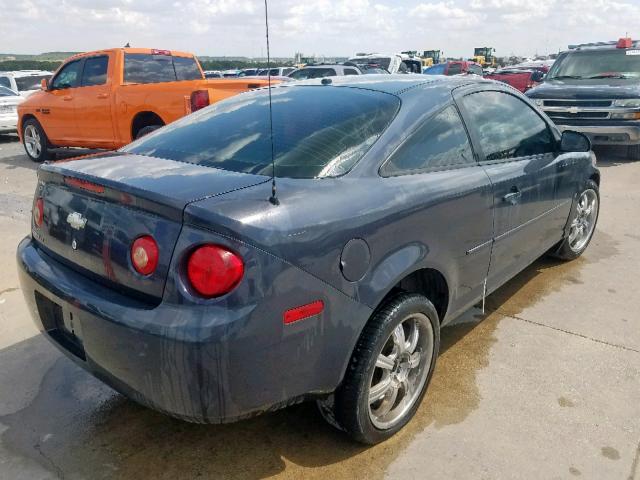 1G1AL18F587143239 - 2008 CHEVROLET COBALT LT CHARCOAL photo 4