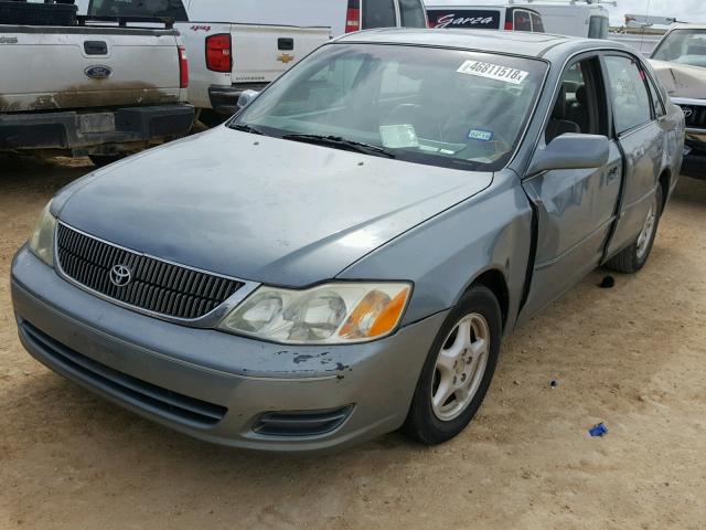 4T1BF28B0YU035243 - 2000 TOYOTA AVALON XL BLUE photo 2