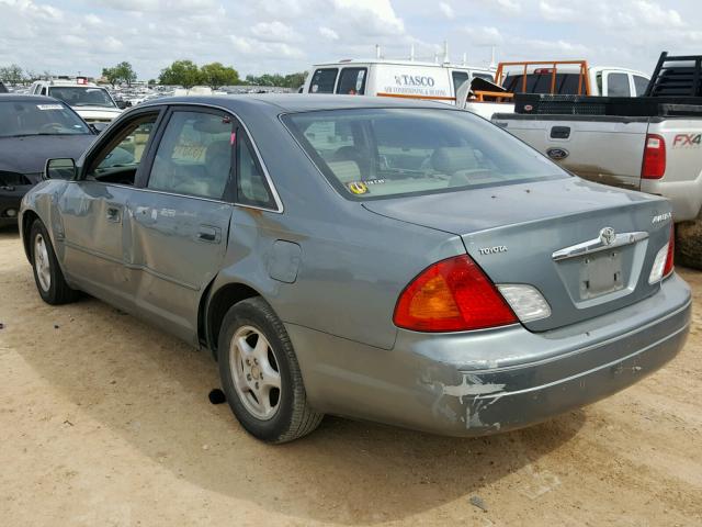 4T1BF28B0YU035243 - 2000 TOYOTA AVALON XL BLUE photo 3