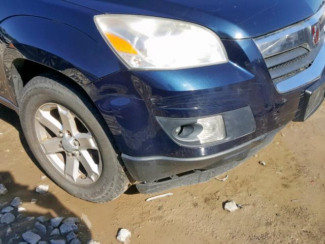5GZEV23787J151148 - 2007 SATURN OUTLOOK XR ლურჯი ფოტო 9