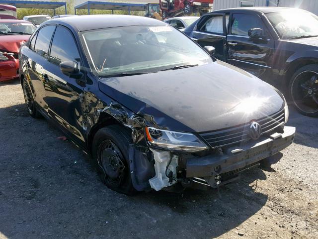 3VW2K7AJXEM438951 - 2014 VOLKSWAGEN JETTA BASE 黑色 照片 1