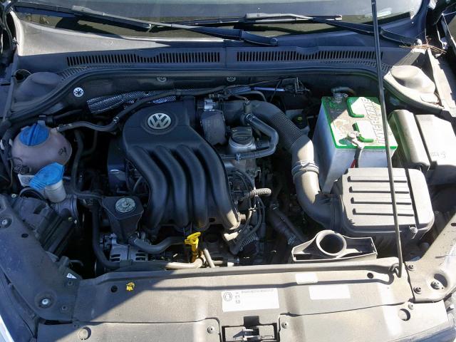 3VW2K7AJXEM438951 - 2014 VOLKSWAGEN JETTA BASE 黑色 照片 7